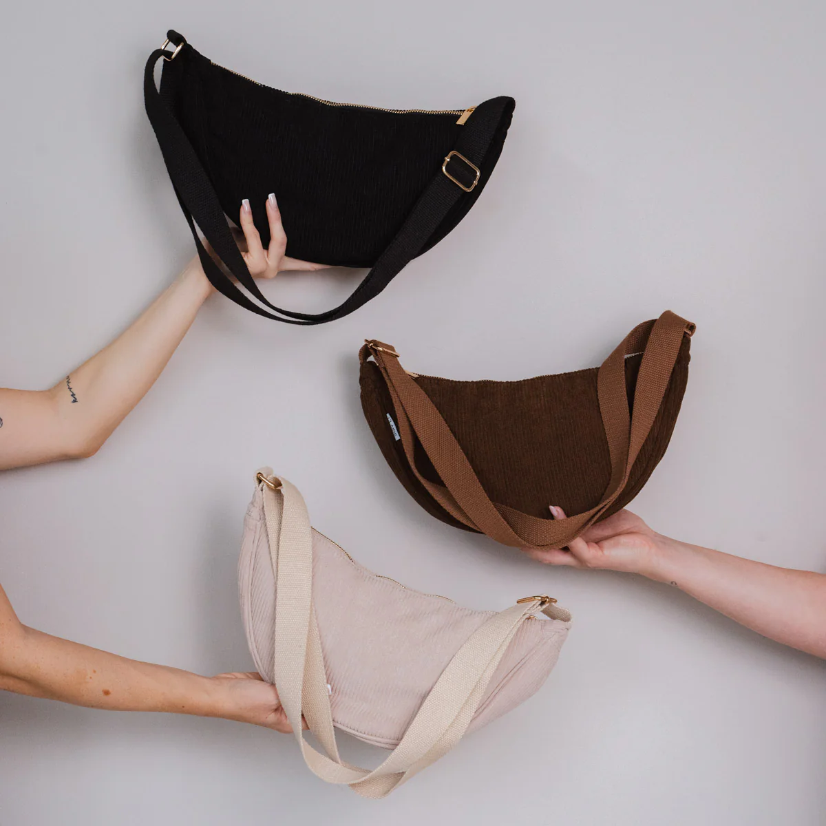 Cord Crossbody Bag beige - Image 6