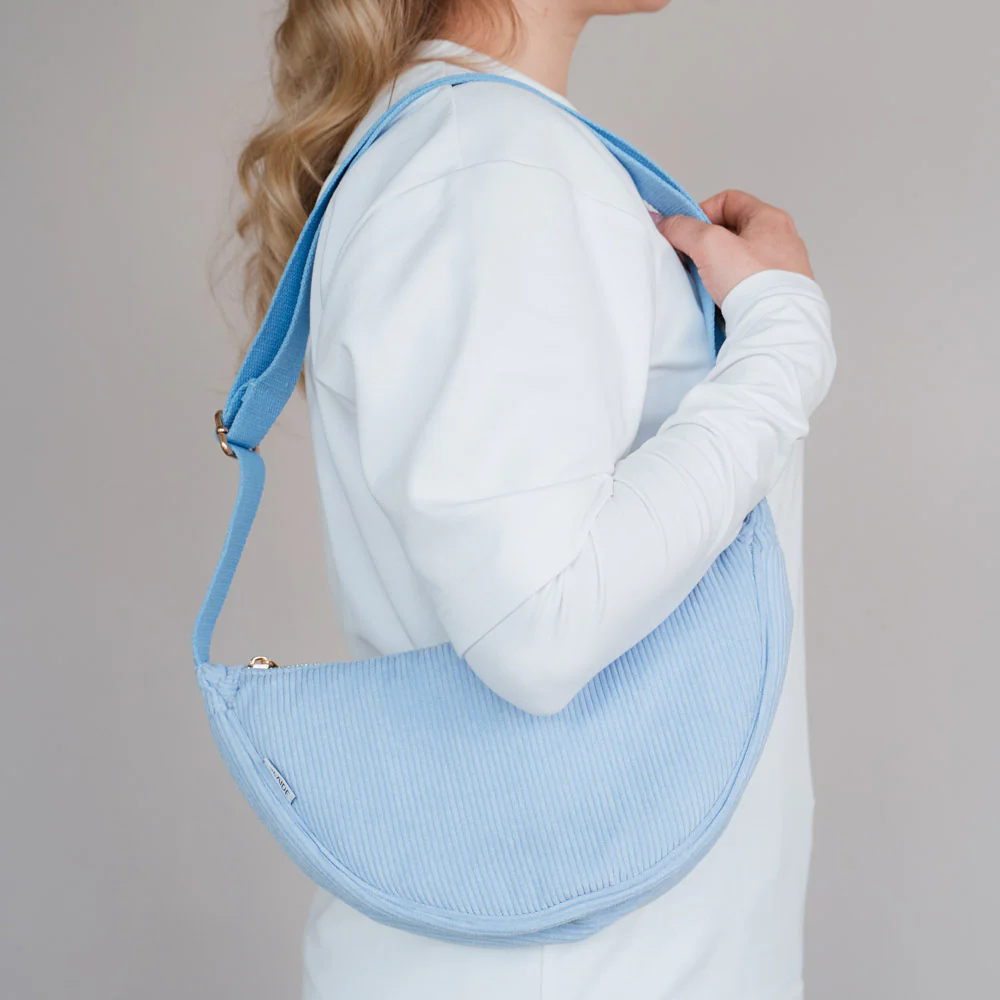 Cord Crossbody Bag hellblau - Image 3