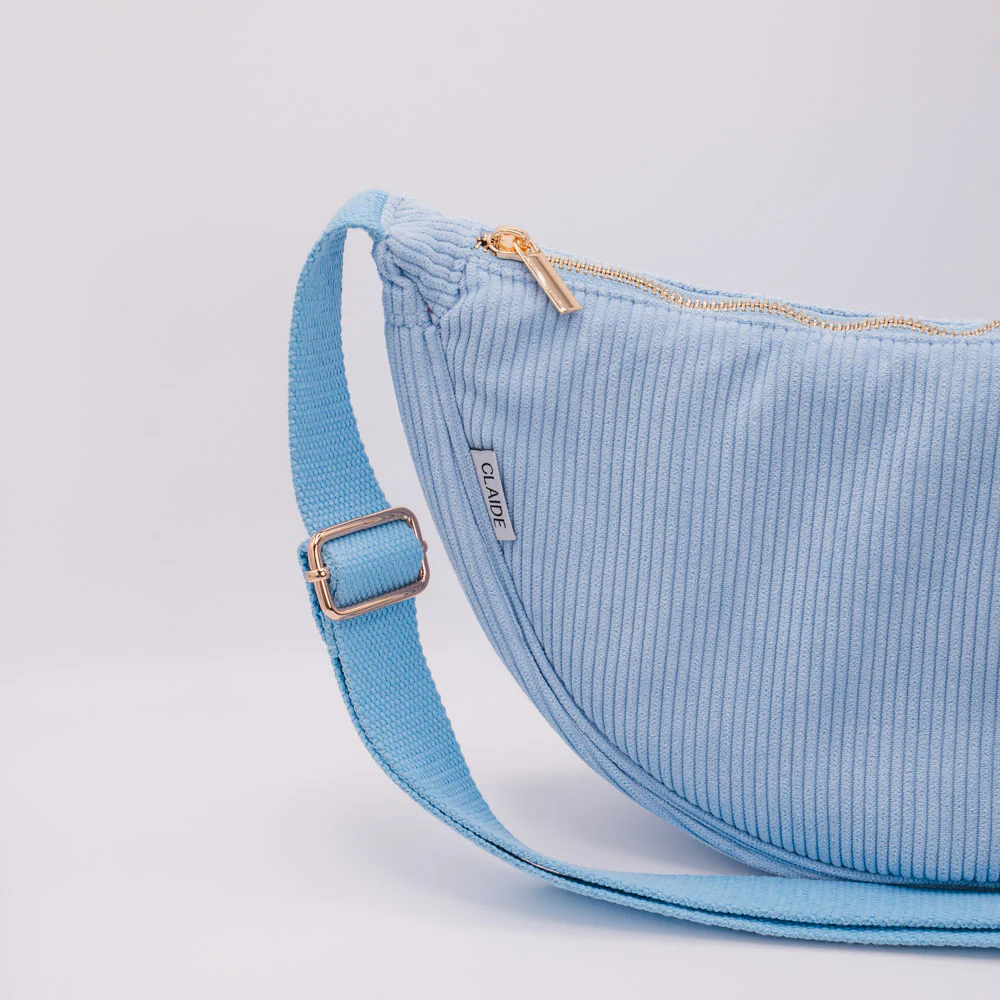 Cord Crossbody Bag hellblau - Image 4
