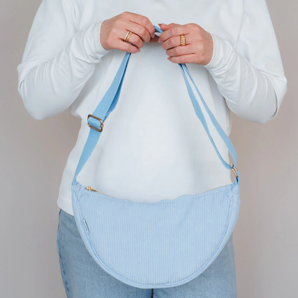 Cord Crossbody Bag hellblau - Image 6