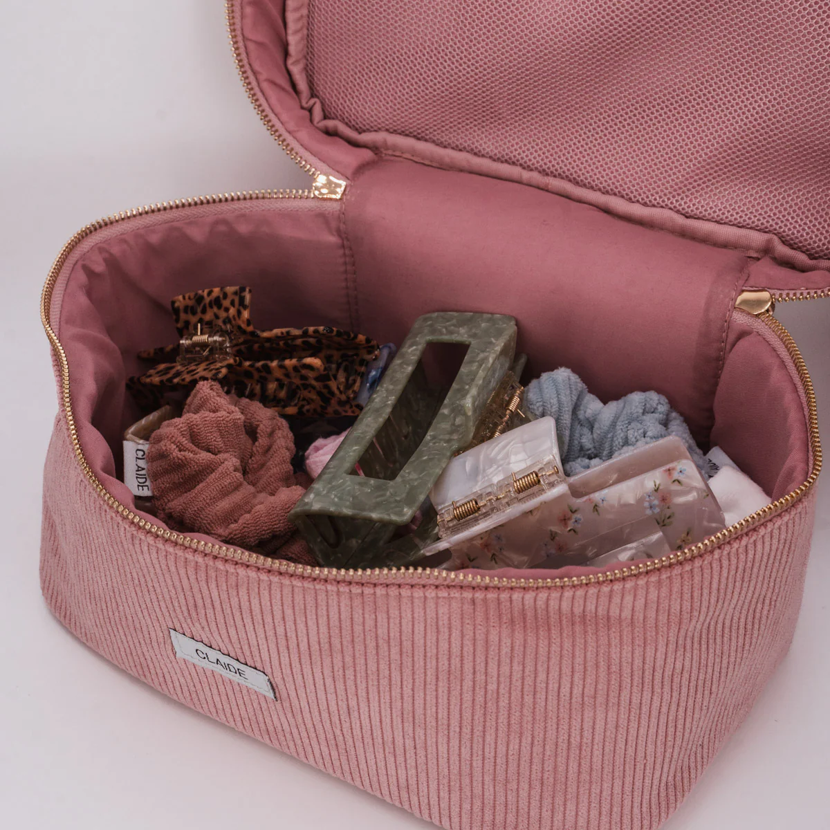 Cord Travel Bag Rosa - Image 4