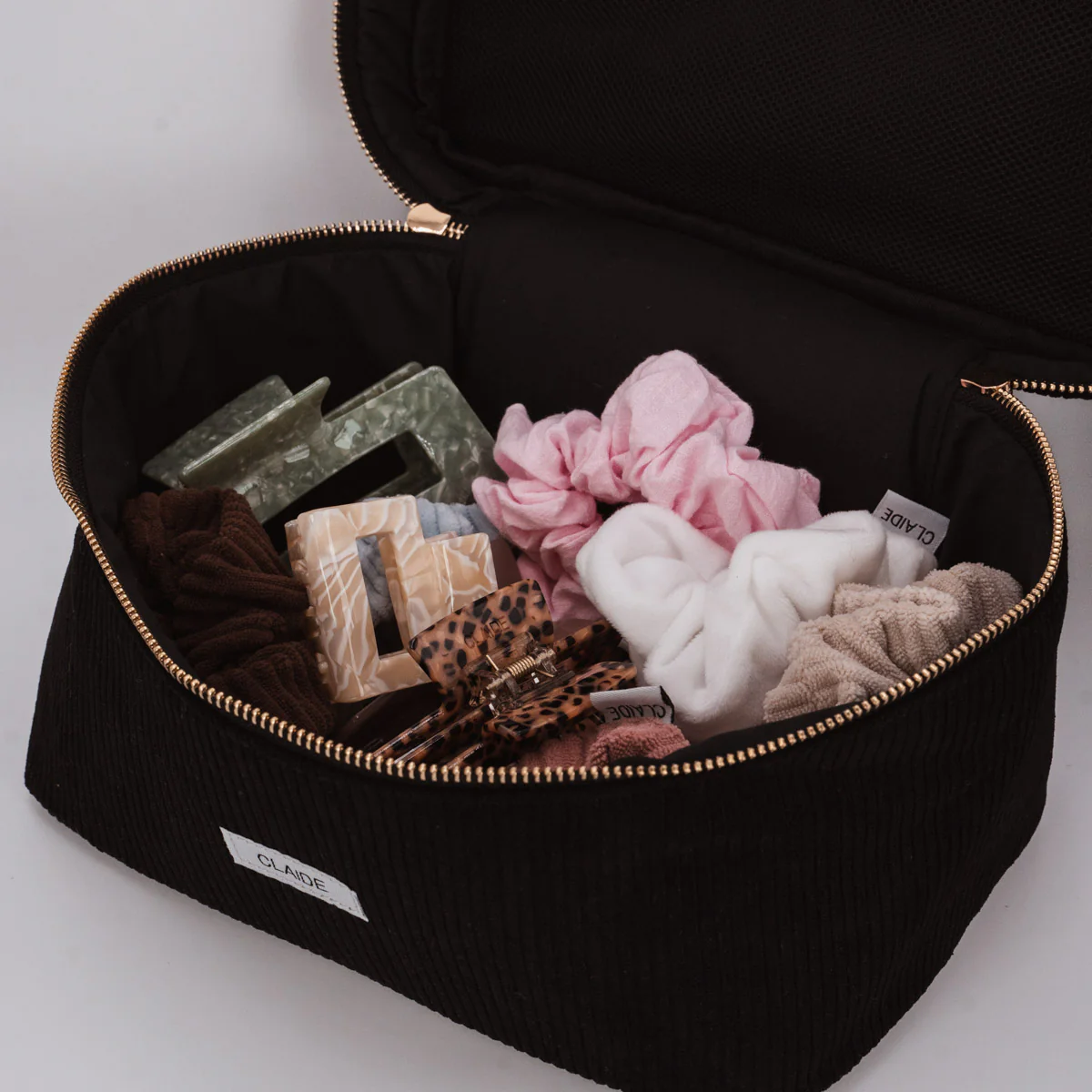 Cord Travel Bag Schwarz - Image 4