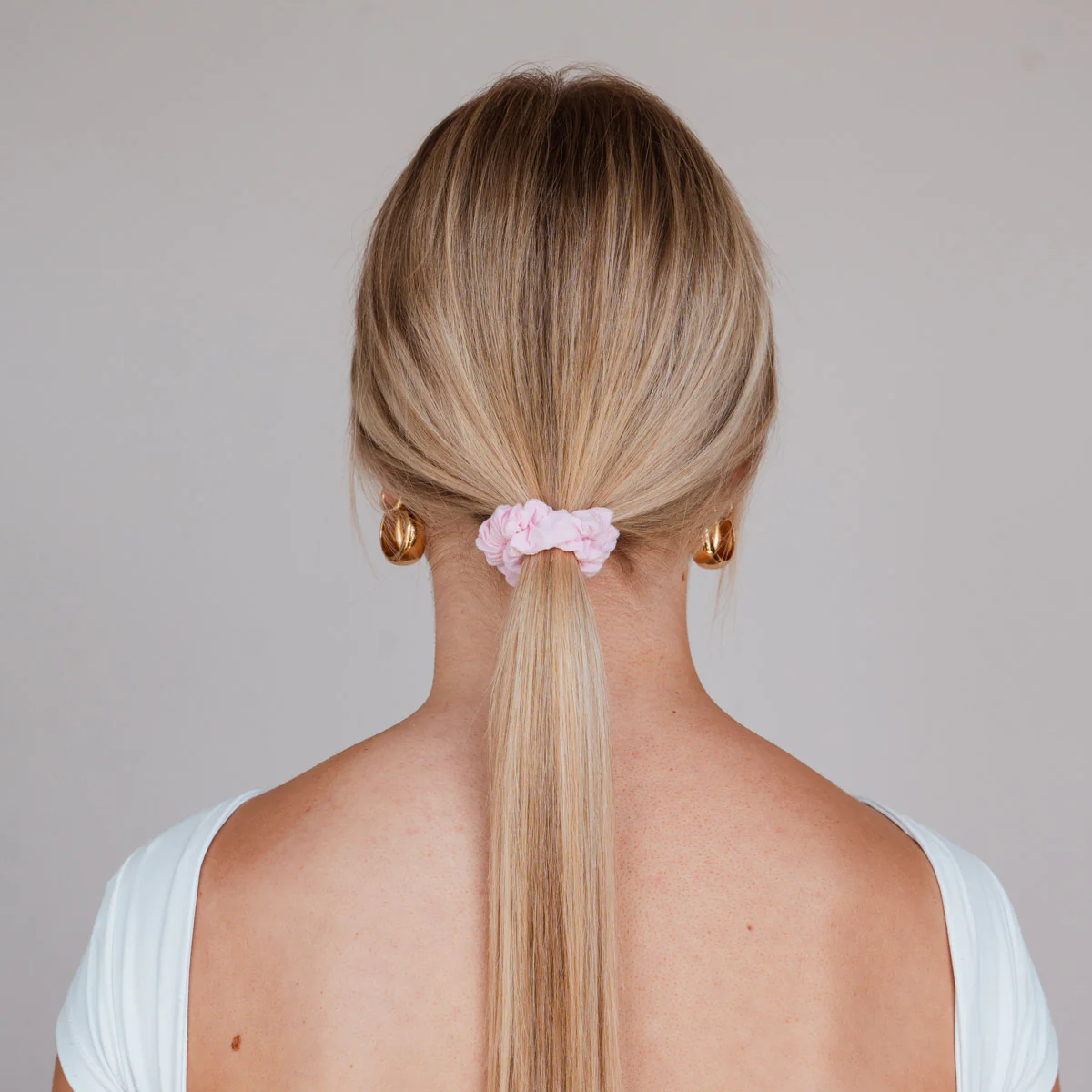Mini Scrunchies Pastel Cotton Bundle (4er-Pack) - Image 7