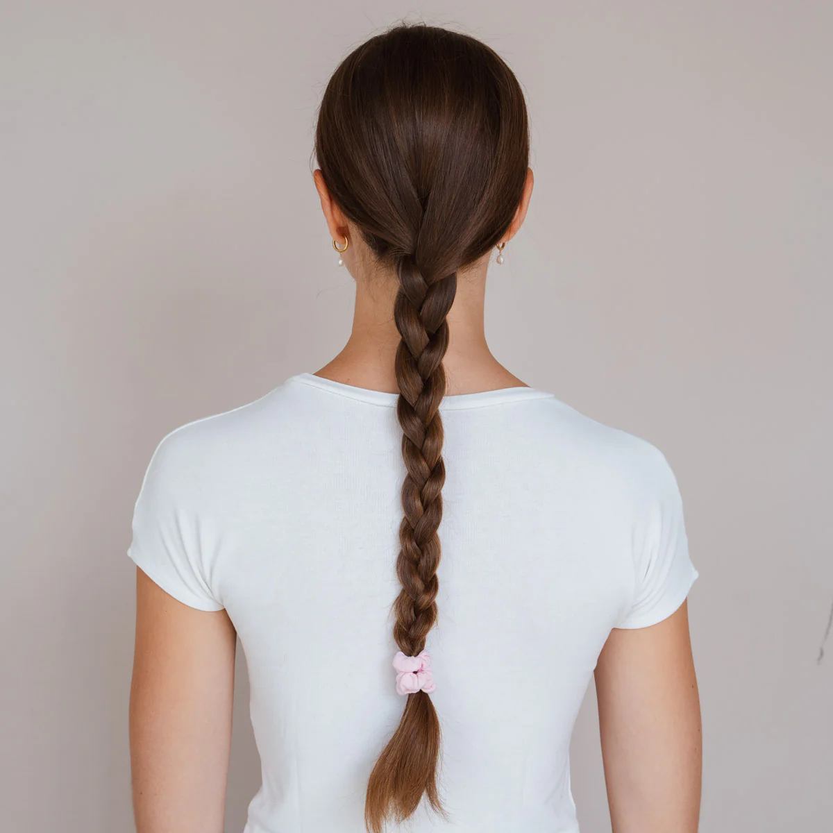 Rosa Cotton Scrunchies Bundle (3er-Pack) - Image 4