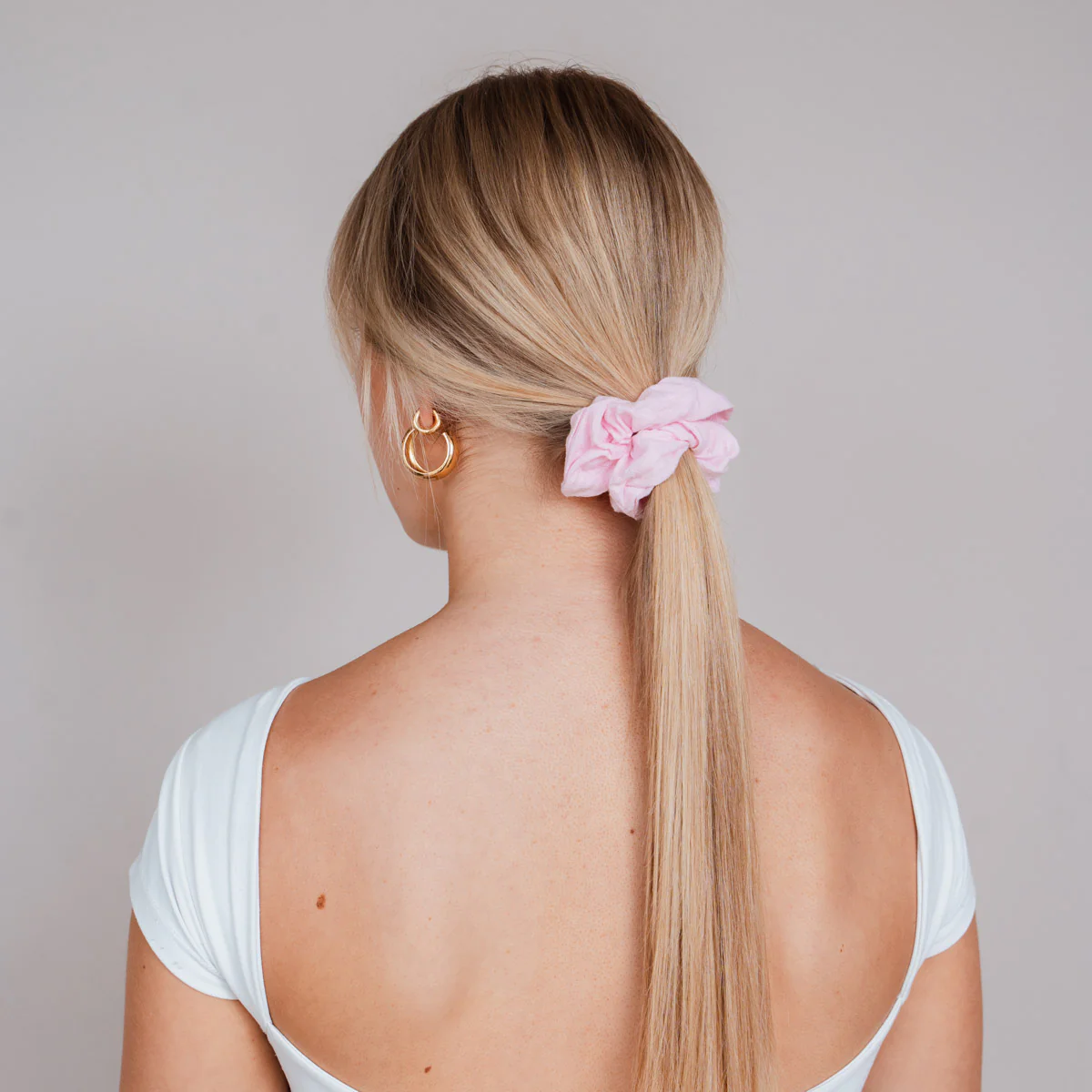 Scrunchies Pastel Cotton Bundle (4er-Pack) - Image 7
